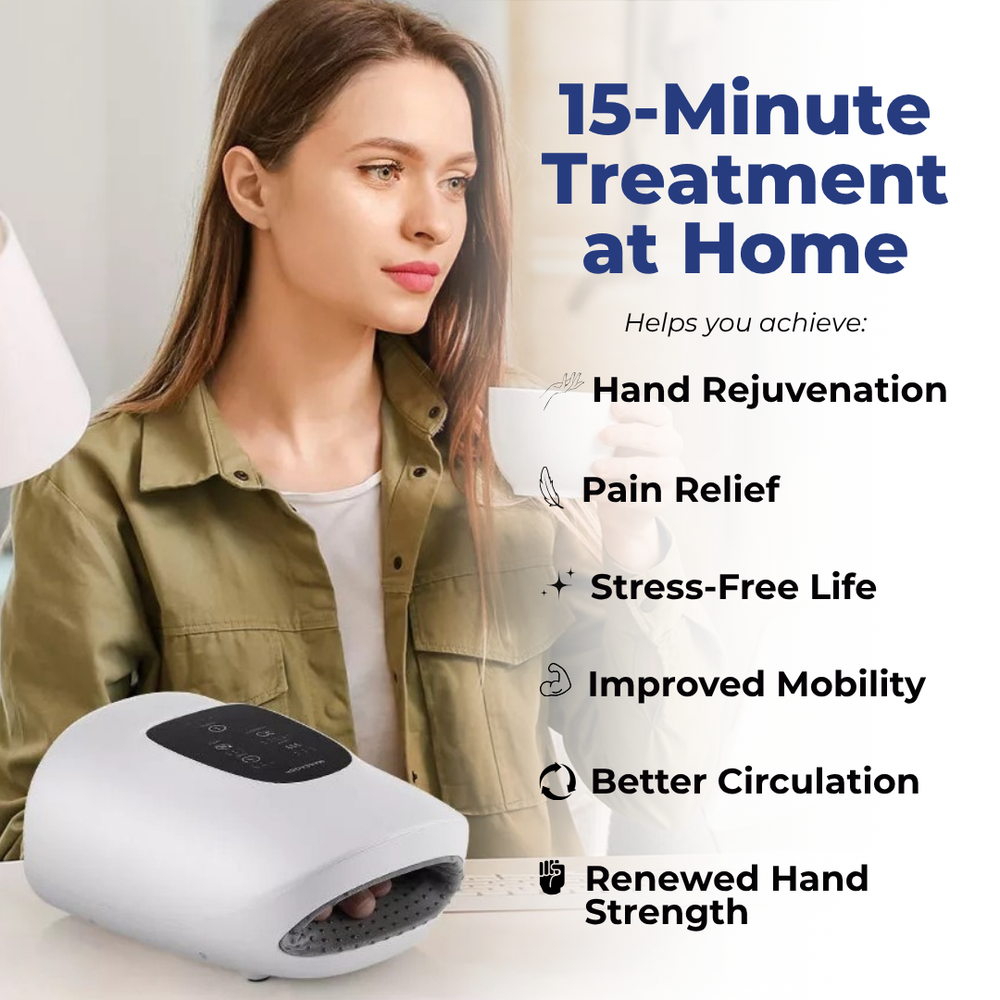 PalmPamper wireless heated hand massager
